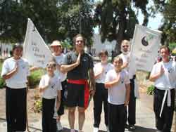 Tai Chi Youth and Buddha Kung Fu demo teams for 2007 parade